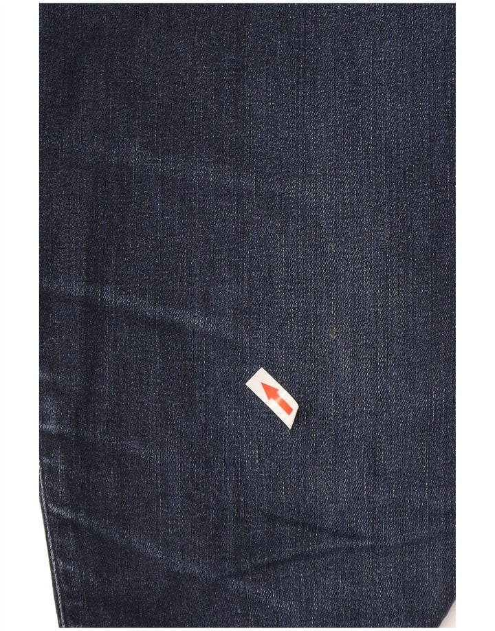 Calvin Klein Herre Regular Straight Jeans W34 L30 Marineblå Bomuld