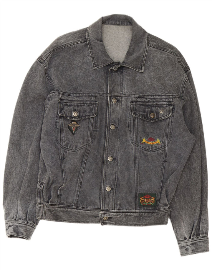 Vintage Herre denimjakke UK 40 Large Grå