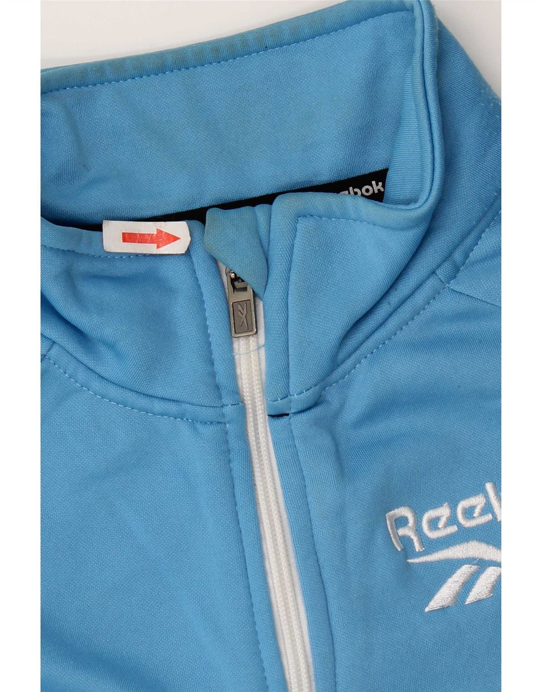 Reebok Boys Tracksuit Topjakke 15-16 år Blå Colourblock Polyester
