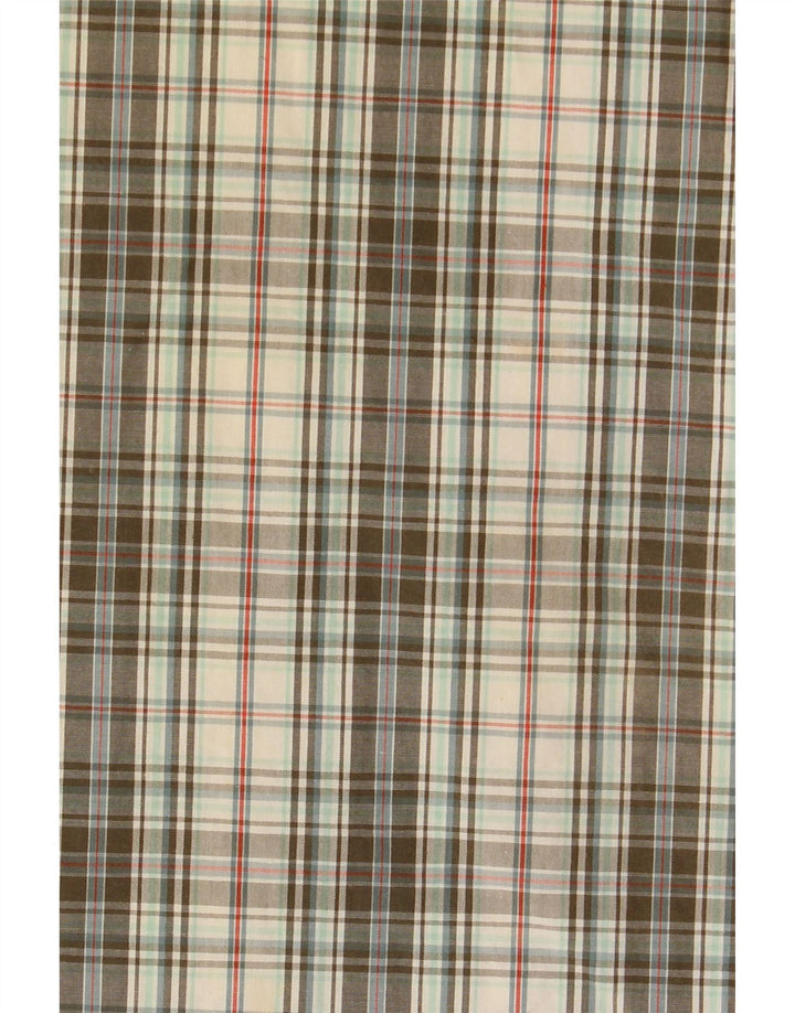 LEVI'S Kortærmet Herreskjorte Stor Khaki Ternet Bomuld