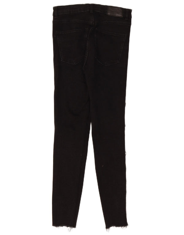 Zara Dame Skinny Jeans EU 38 Small W28 L28 Sort