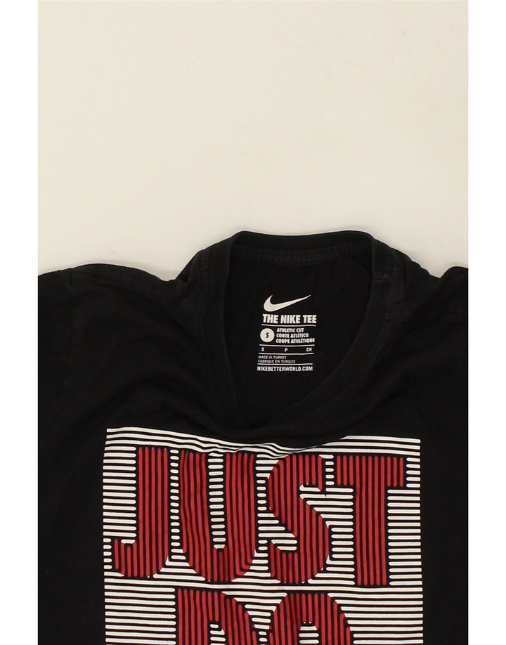 NIKE Mens Graphic T-Shirt Top Small Black | Vintage Nike | Thrift | Second-Hand Nike | Used Clothing | Messina Hembry 