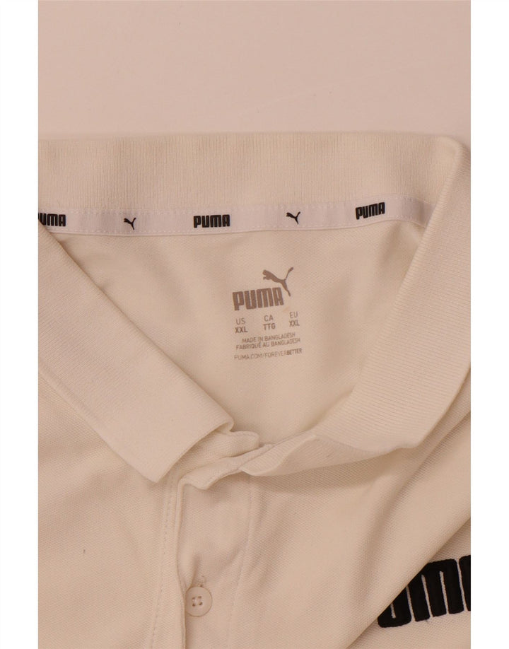 PUMA Polo Shirt til mænd 2XL Off White
