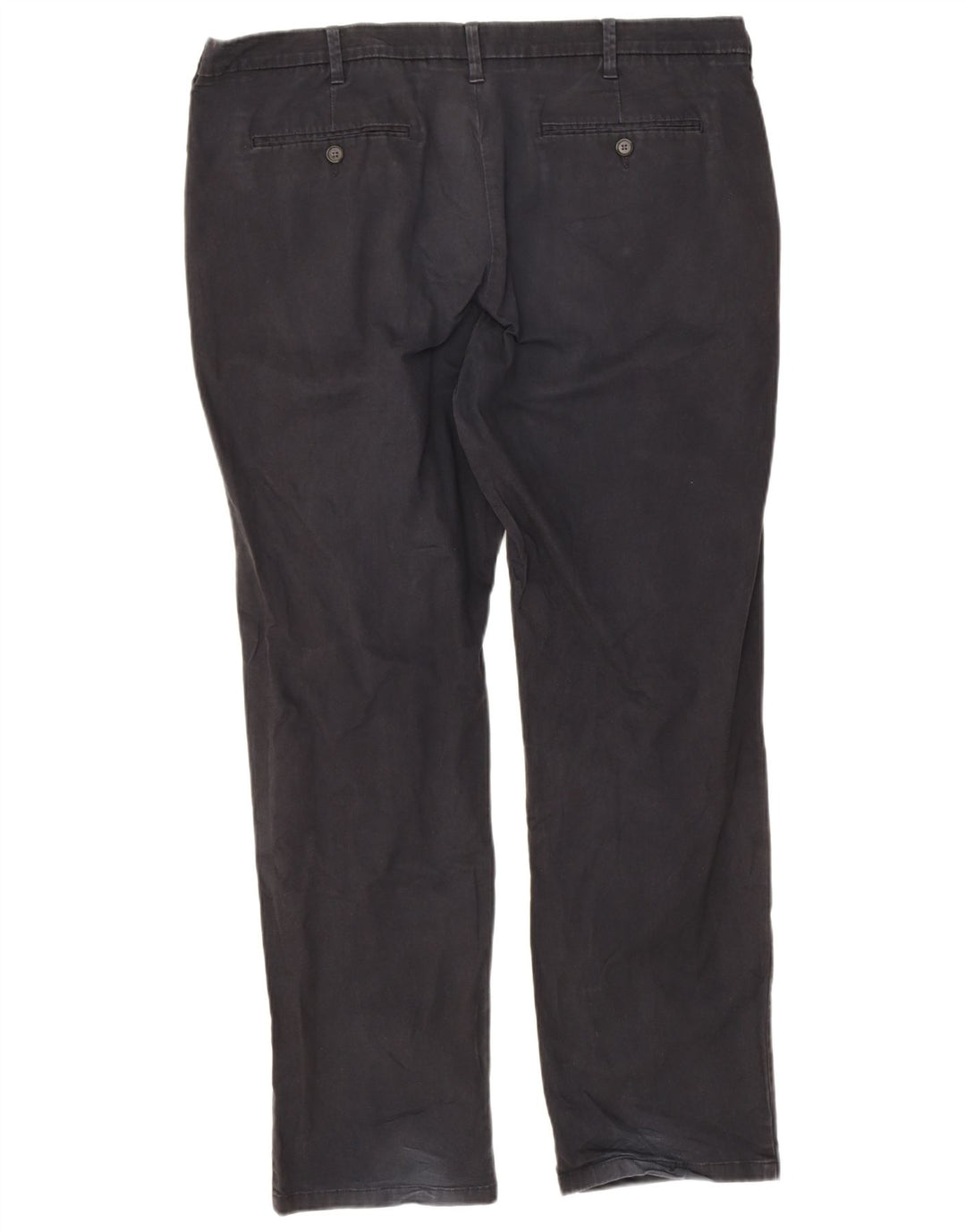 Marks & Spencer Herre Lige Regular Fit Chinobukser W40 L31 Sort