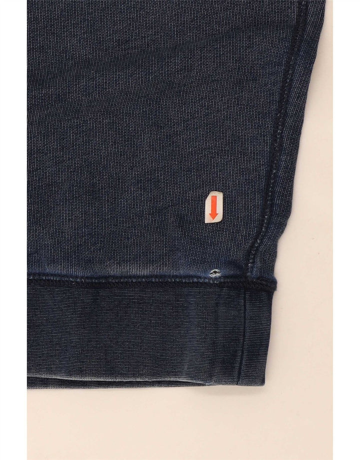 Wrangler grafisk sweatshirt til mænd, stor marineblå bomuld