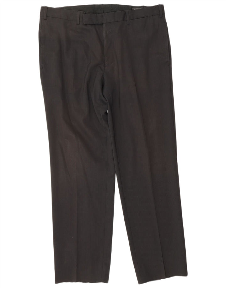 PRADA Herre 3-knap 2-delt jakkesæt IT 52 XL W34 L30 Sort Klassisk