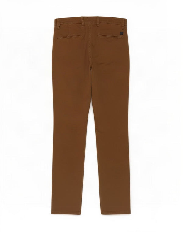 Hugo Boss Herre Slim Chino Bukser W32 L34 Brun Bomuld