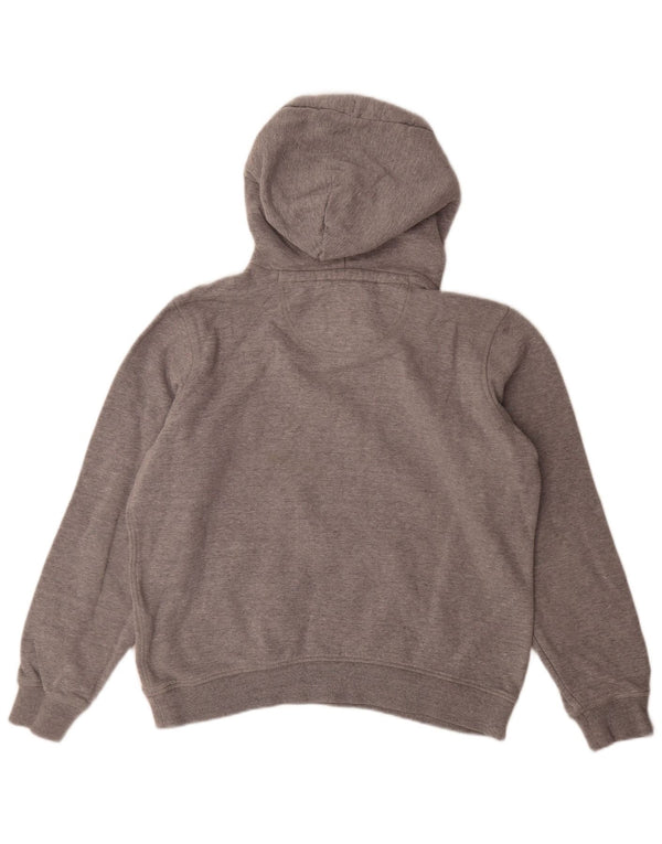 Jack Wills Dame Grafisk Oversized Hoodie Jumper UK 14 Large Grå