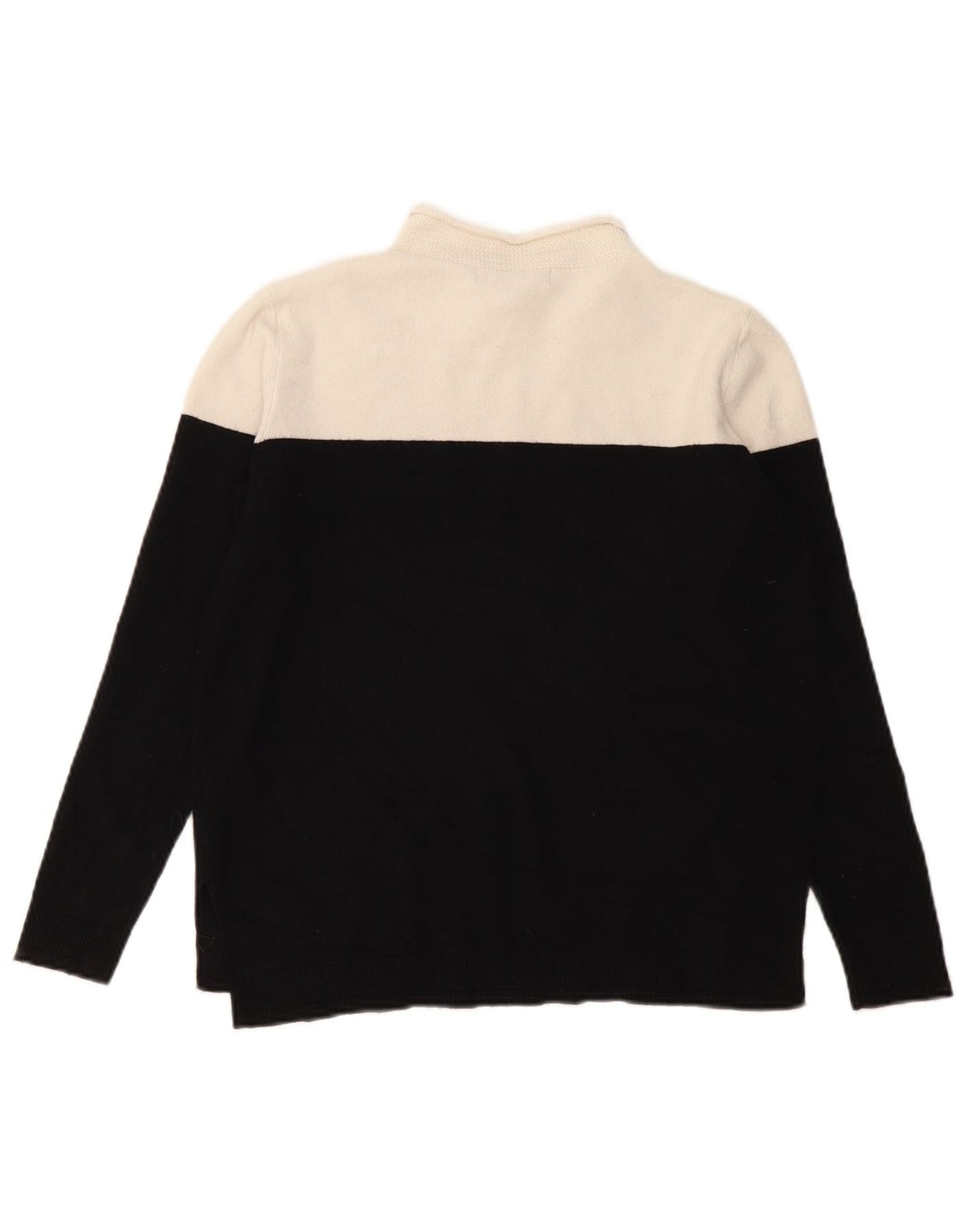 Marks & Spencer Dame Turtle Neck Jumper Sweater UK 10 Small Black