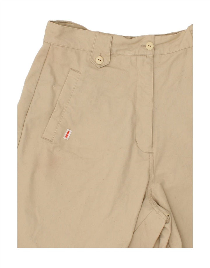 VINTAGE Womens Chino Shorts IT 44 Medium W28 Beige Cotton Vintage Vintage and Second-Hand Vintage from Messina Hembry 