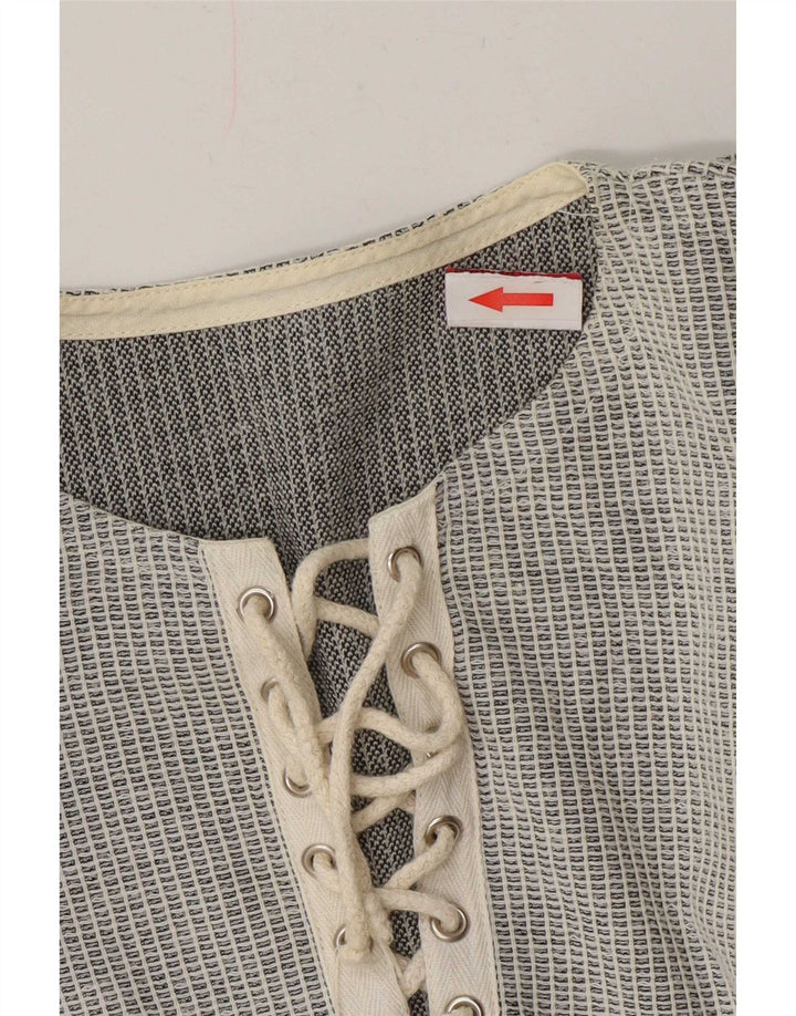 Vintage T-shirt top til mænd, stor grå