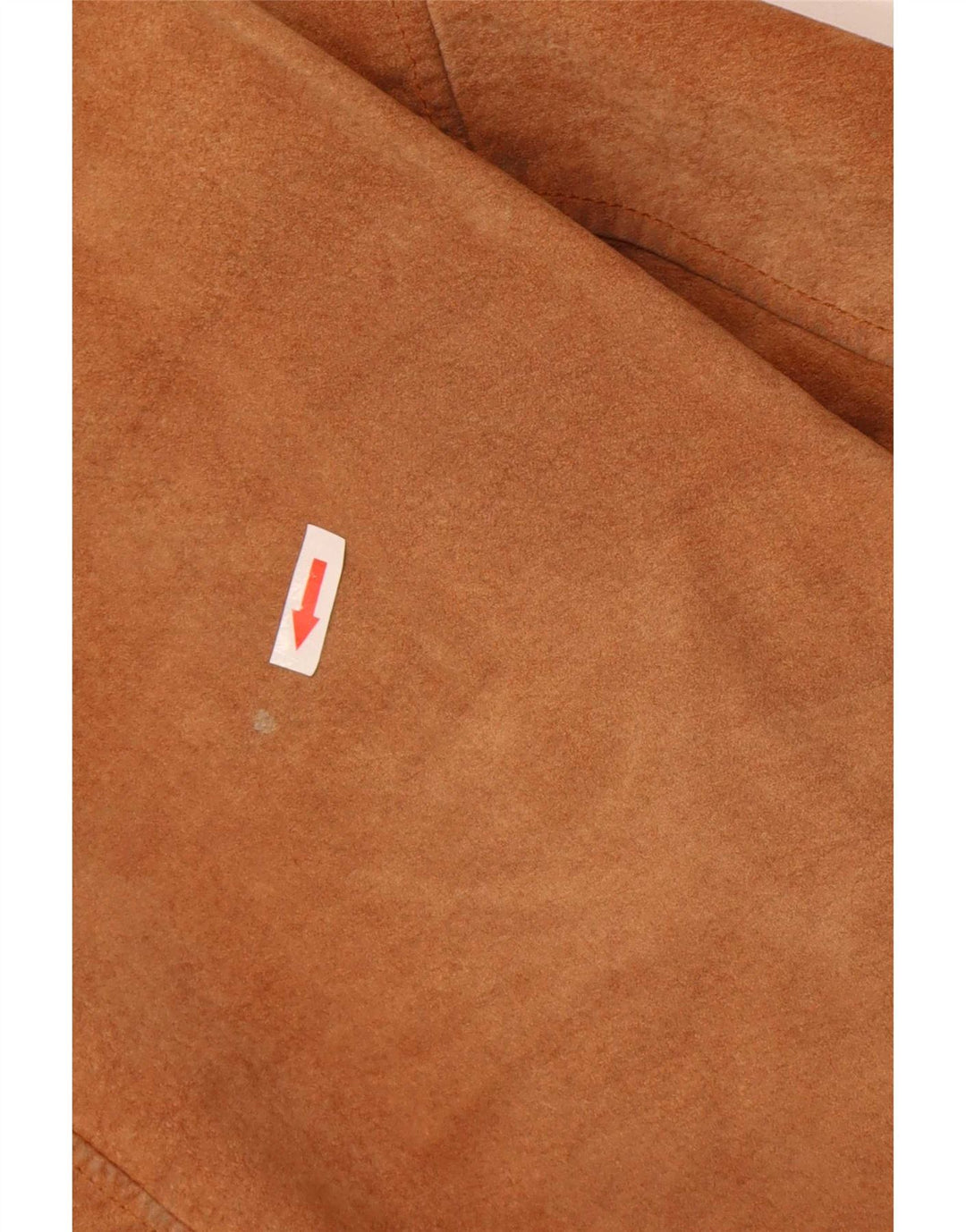 Alan Gordon Dame Ruskind Bomber Jacket UK 14 Large Beige Læder