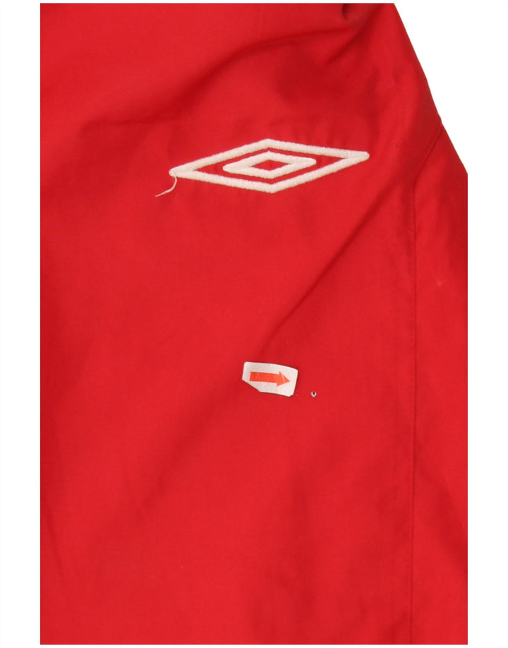UMBRO Mens Graphic Tracksuit Trousers Joggers Medium  Red Polyester