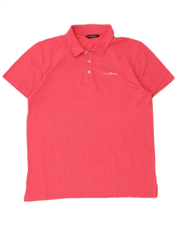 Guess By Marciano Herre Polo Shirt Large Pink
