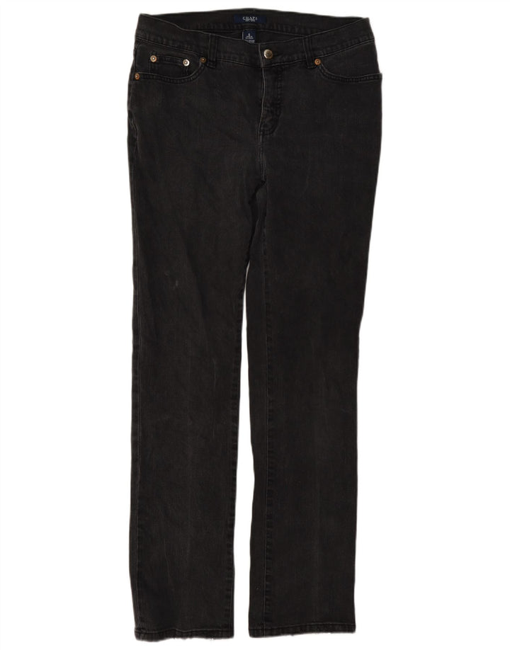 Chaps Lige Dame Jeans US 6 Medium W30 L30 Grå Bomuld