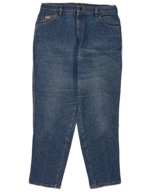 Lee kvinders højtaljede koniske jeans US 16 2XL W32 L27 blå bomuld
