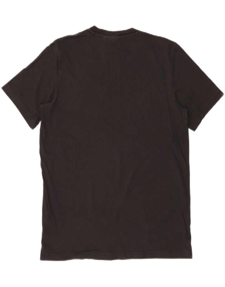 ADIDAS Grafisk T-shirt til mænd, medium sort bomuld