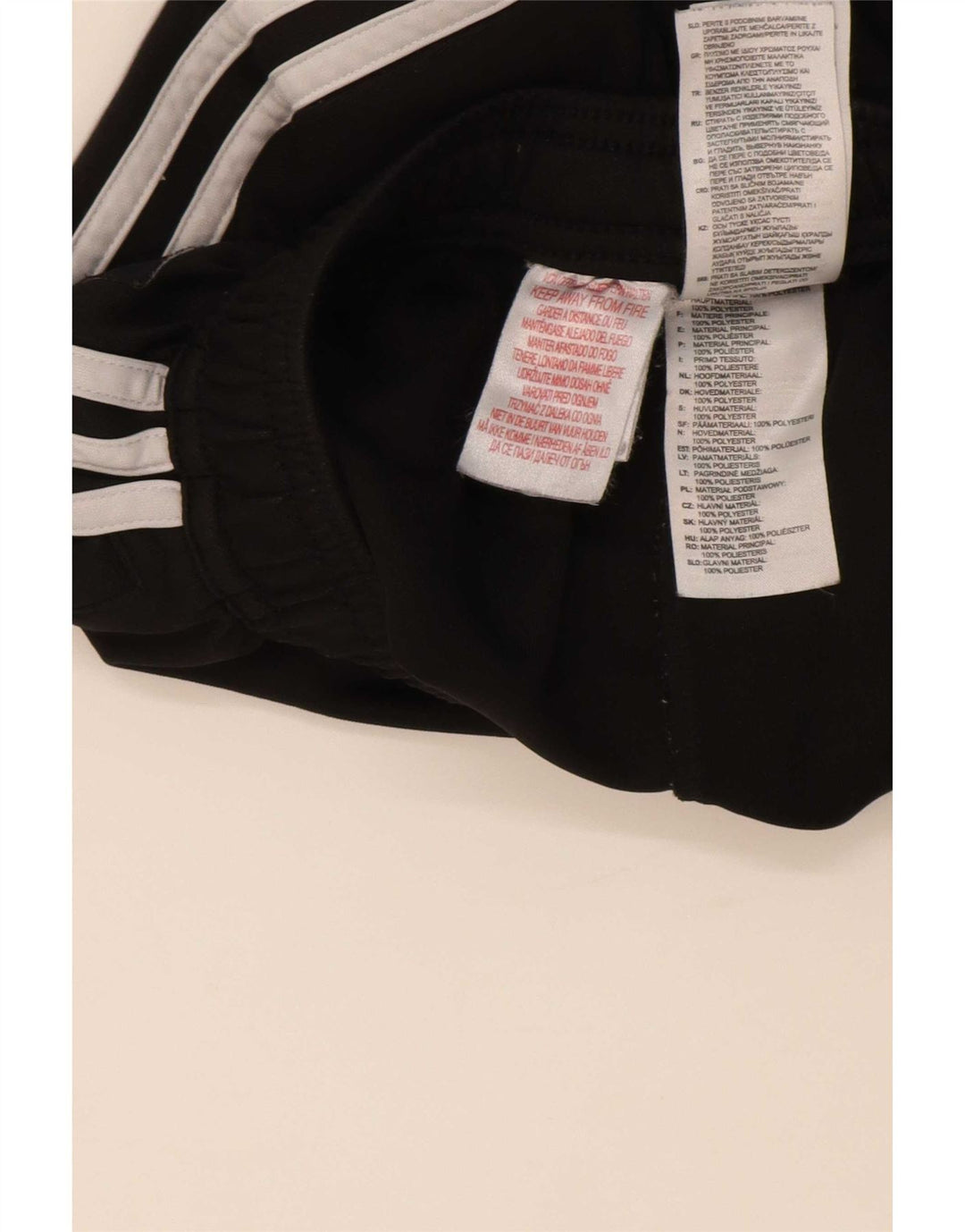 Adidas Drenge Træningsdragt Bukser 11-12 år Sort Polyester