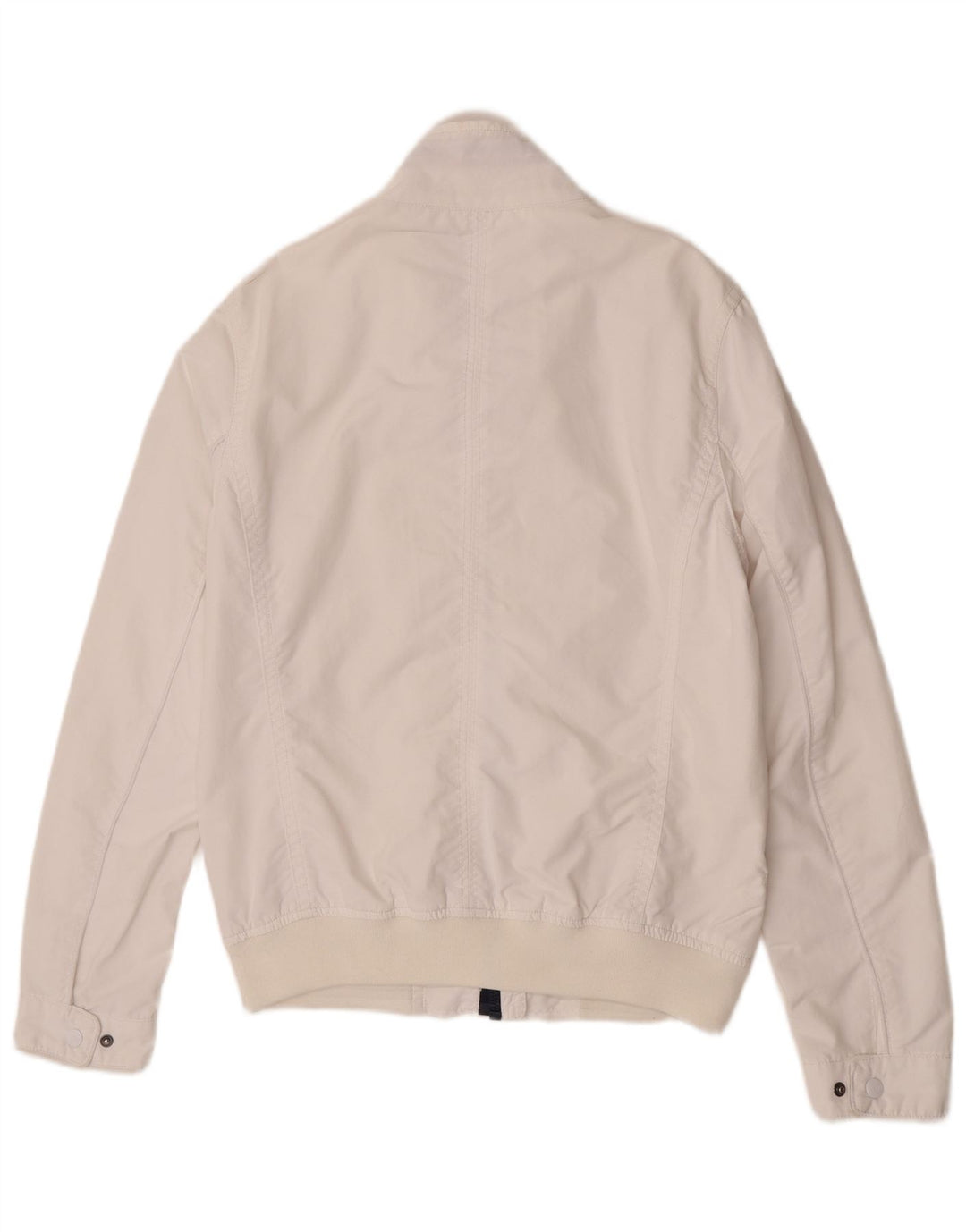 Tommy Hilfiger Herre Bomber Jacket UK 38 Medium White Nylon