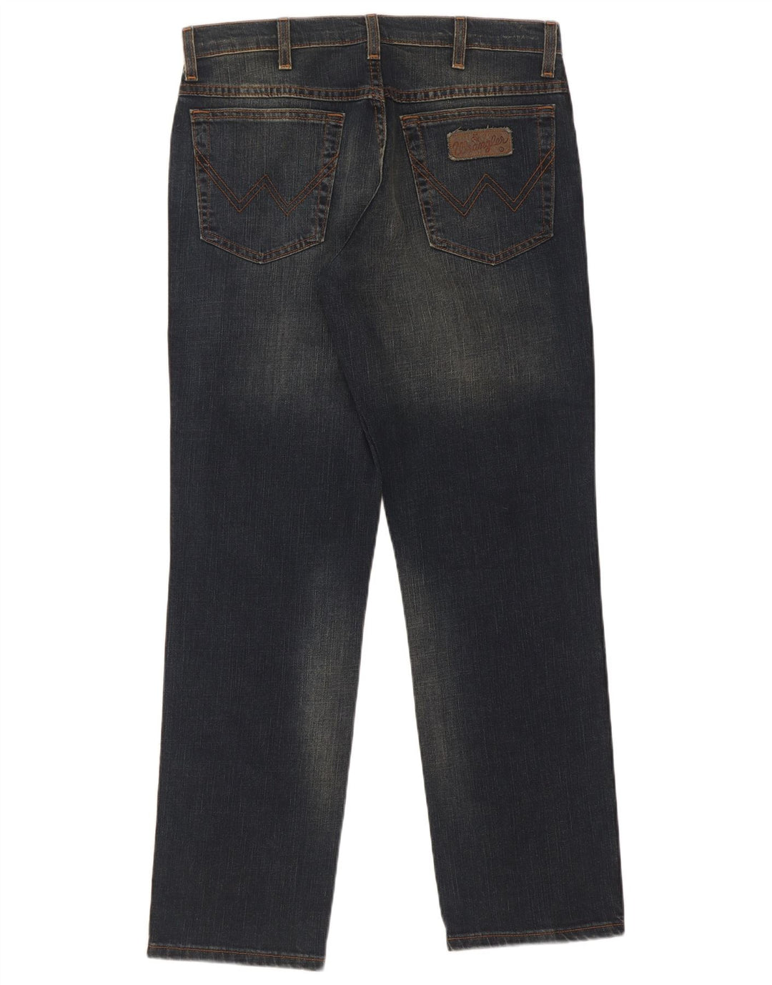 Wrangler Herre Texas Stretch Straight Jeans W32 L30 Navy Blue