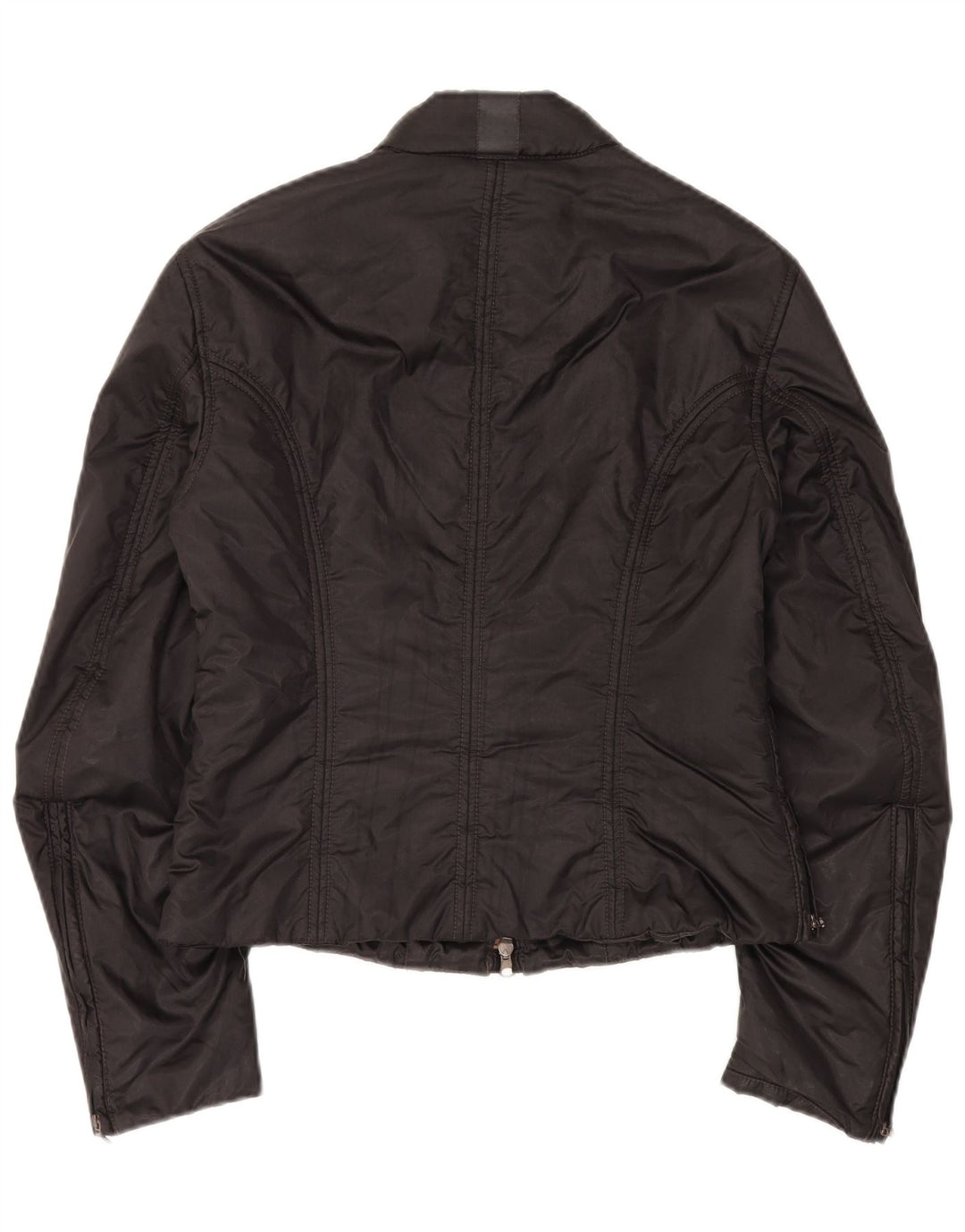 Belstaff Womens Biker Jacket IT 46 Stor sort polyamid