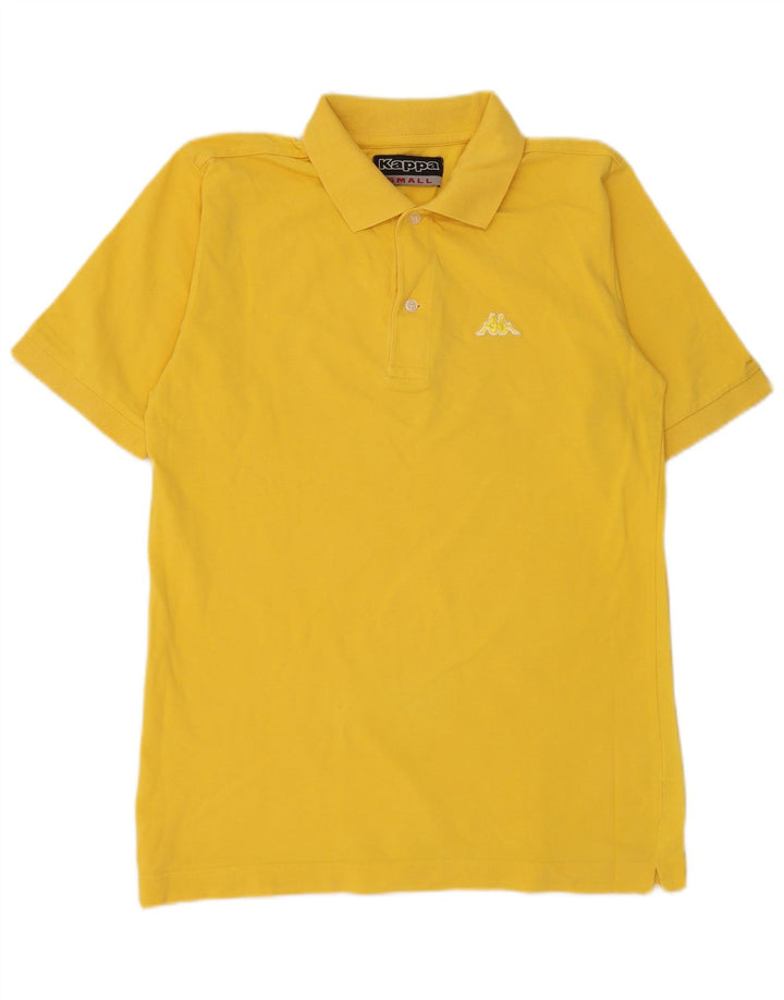 Kappa herre polo shirt lille gul bomuld
