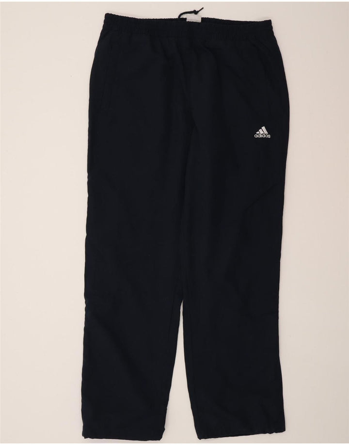 Adidas fuld træningsdragt til mænd UK 42/44 Large Navy Blue Polyester