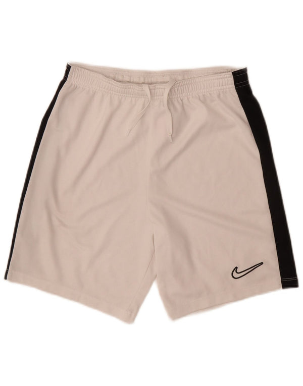 Nike Boys Dri Fit sportsshorts 11-12 år Stor hvid farveblok