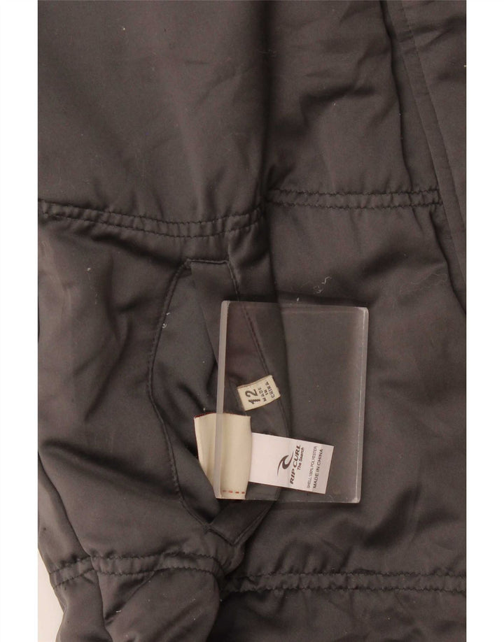Rip Curl Womens Vendbar polstret jakke UK 12 Medium Grey Polyester