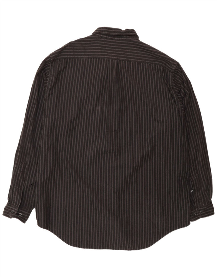 Marlboro Classics herreskjorte 2XL brunstribet bomuld