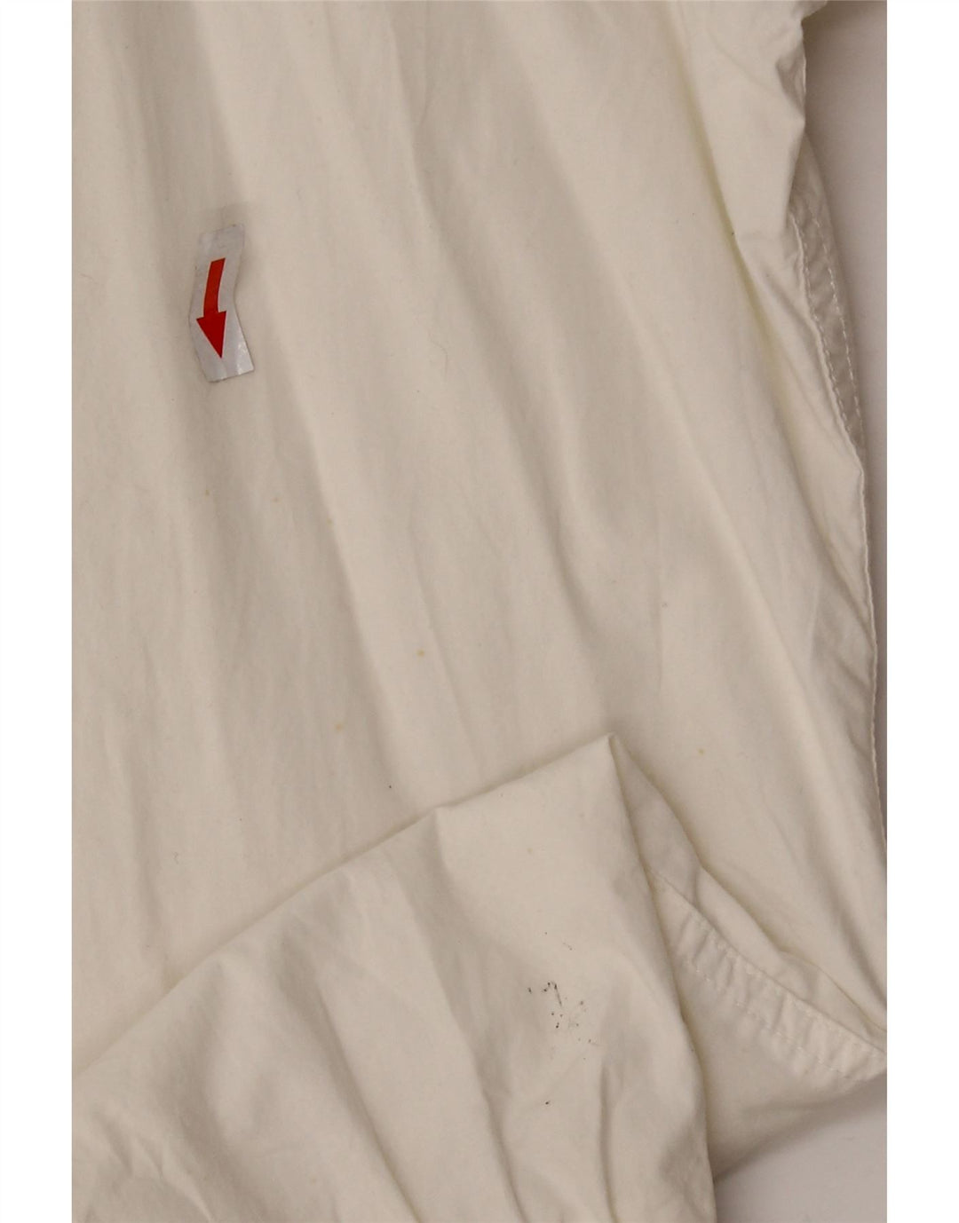 Sergio Tacchini Womens Crop Bomber Jacket UK 10 Small White Polyester