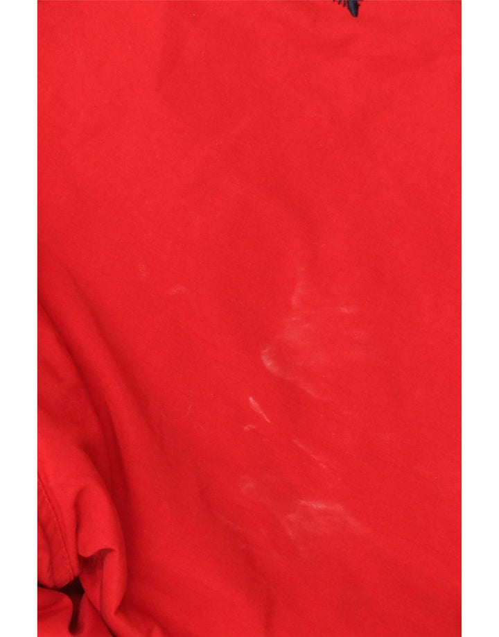 Kartel Herre Bomber Jacket UK 38 Medium Rød Polyester
