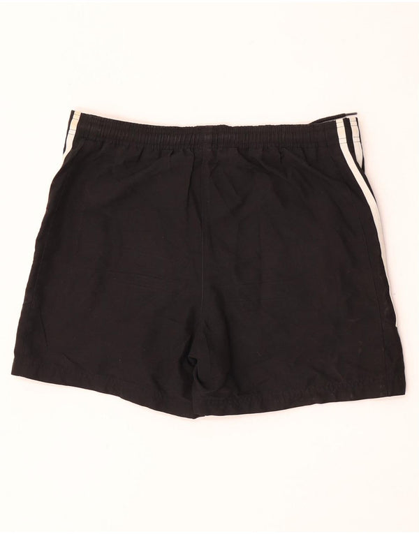 Adidas sportsshorts til kvinder UK 10 Small Black Polyester