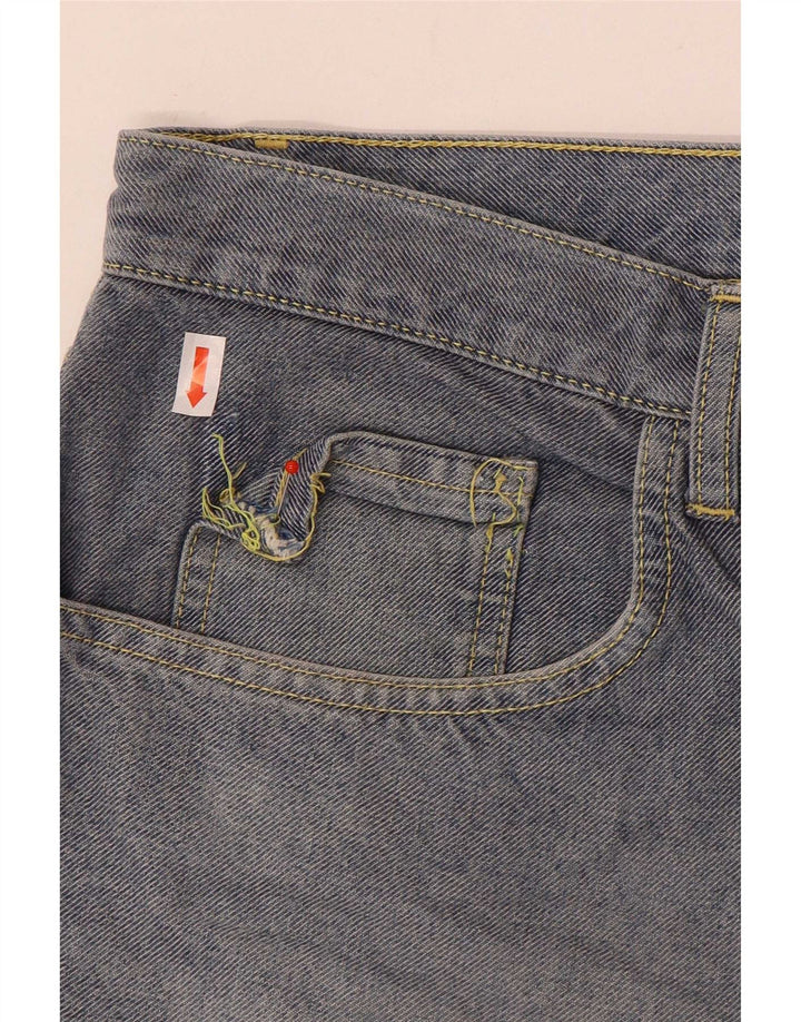 Trussardi Straight Jeans til mænd W38 L36 blå bomuld