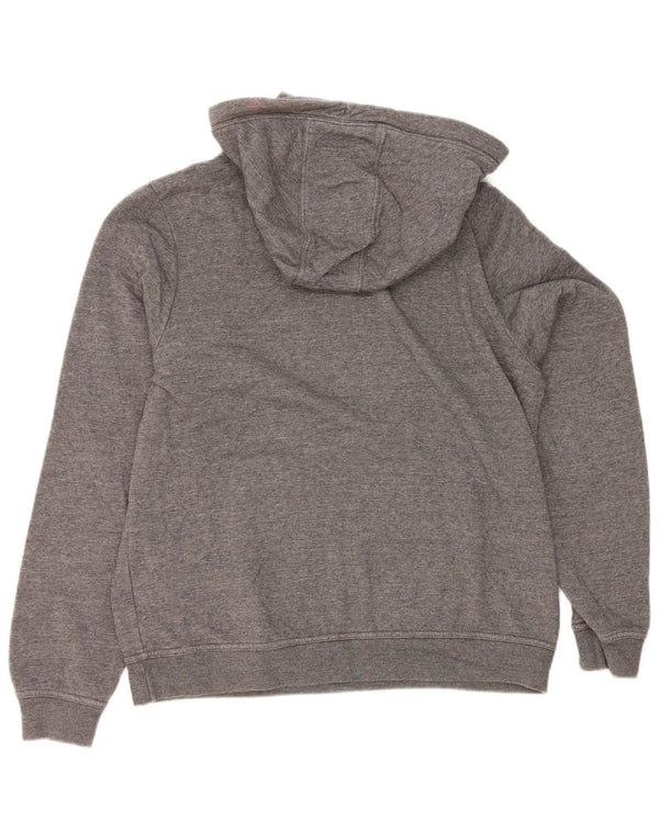 Nike Dame Hættetrøje UK 14 Medium Grey Bomuld