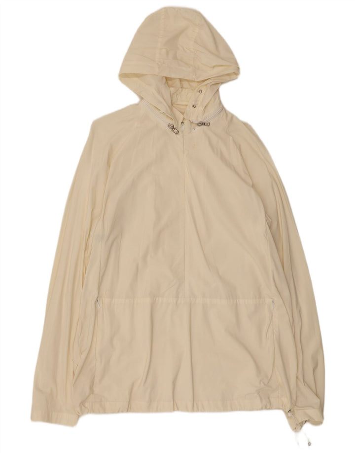 Allegri Dame Hooded Bomber Jacket UK 14 Large Off White