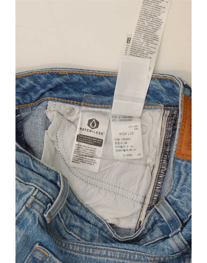 Levi's Dame Bootcut Jeans W24 L26 Blå Bomuld