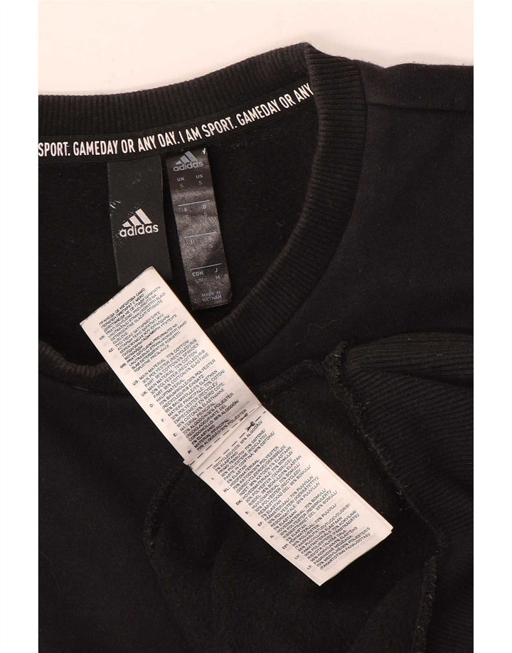 Adidas Sweatshirt til mænd, lille sort bomuld