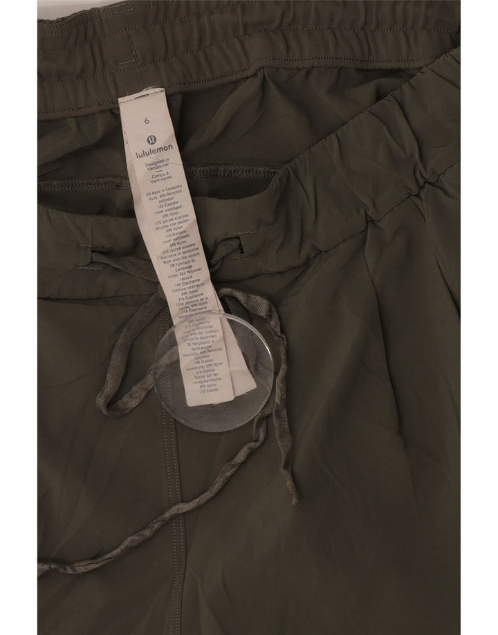 Lululemon Sportshorts til kvinder US 6 Medium Khaki Polyester