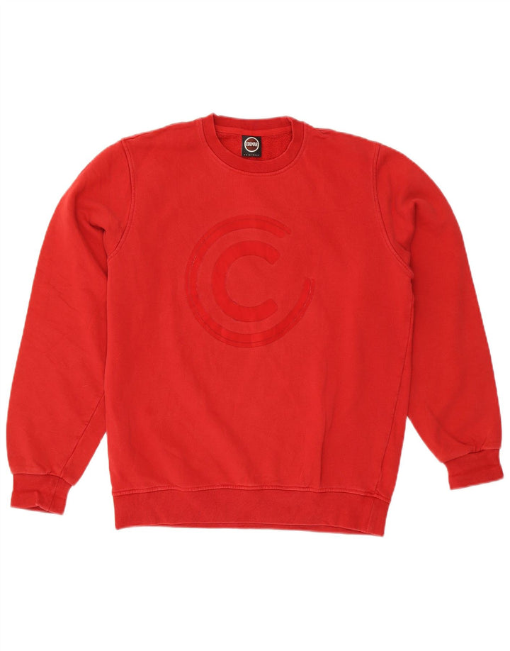 Colmar Herre Grafisk Sweatshirt Jumper Stor Rød Bomuld