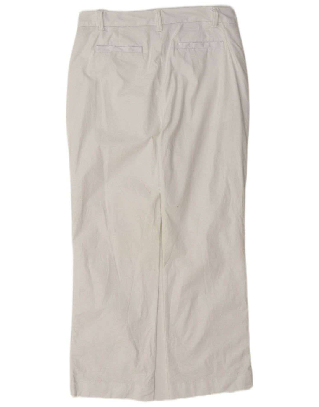 Marks & Spencer Lige Chinobukser til kvinder UK 12 Medium W30 L28 Hvid