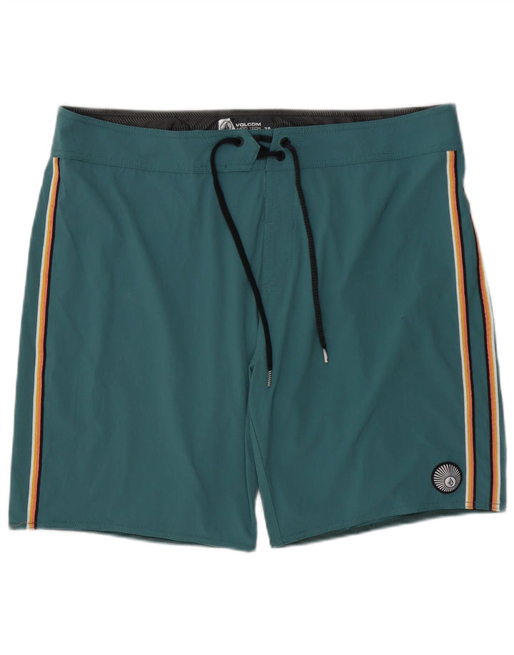 Volcom Badeshorts til mænd XL Grønstribet