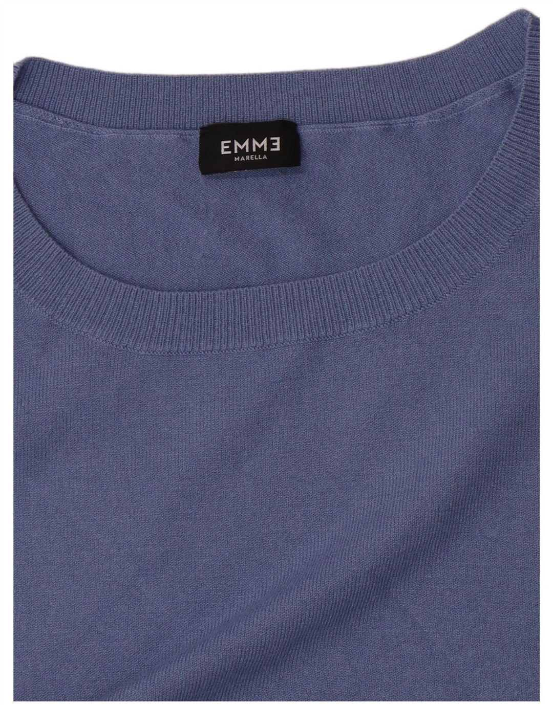 Marella Dame EMME Bluse Top UK 10 Lille Blå