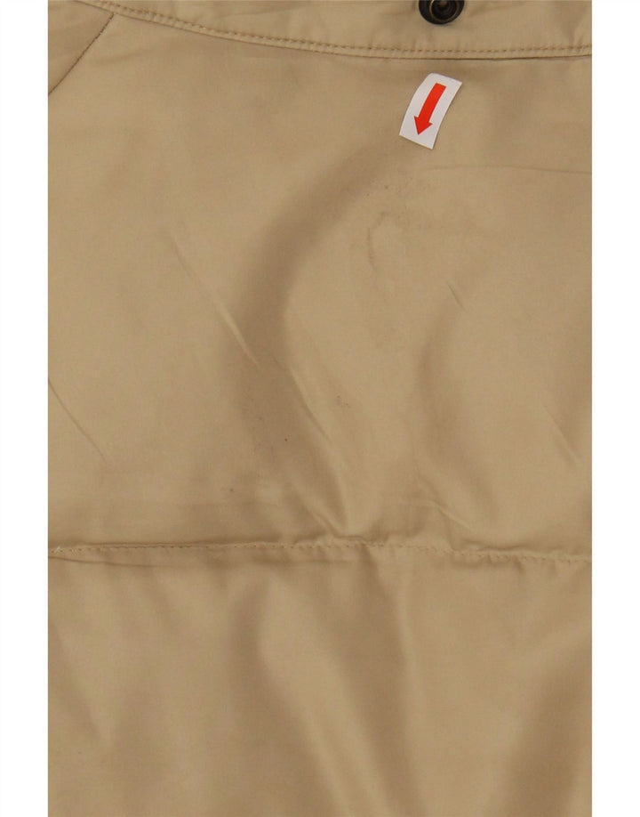 PICKWICK Mens Graphic Padded Coat UK 42 XL Beige Polyester