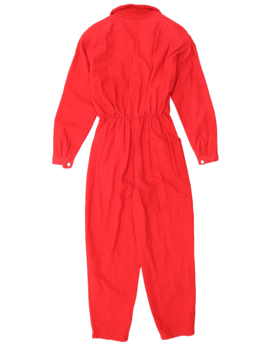 Vintage Dame Jumpsuit UK 12 Medium Rød