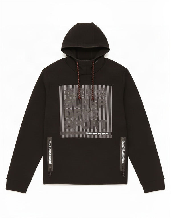 Superdry Grafisk hættetrøje til mænd 2XL Sort
