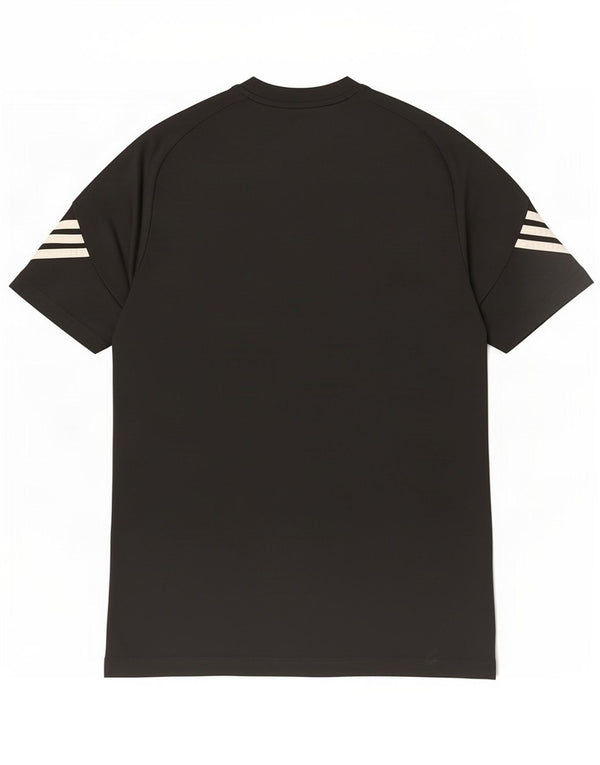 Adidas Herre Climalite Grafisk T-Shirt Top Medium Sort Polyester
