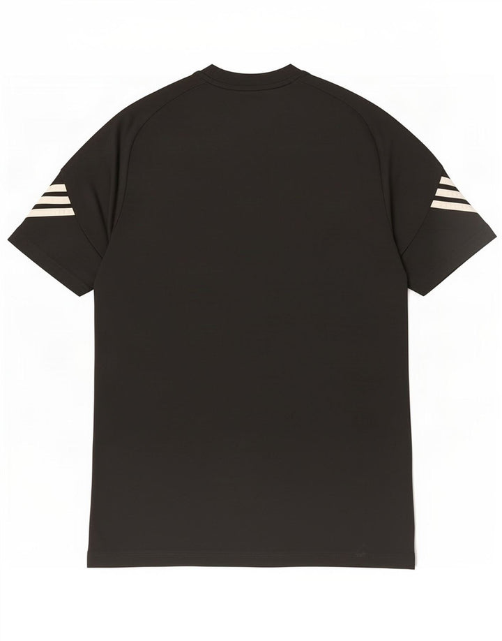 Adidas Herre Climalite Grafisk T-Shirt Top Medium Sort Polyester