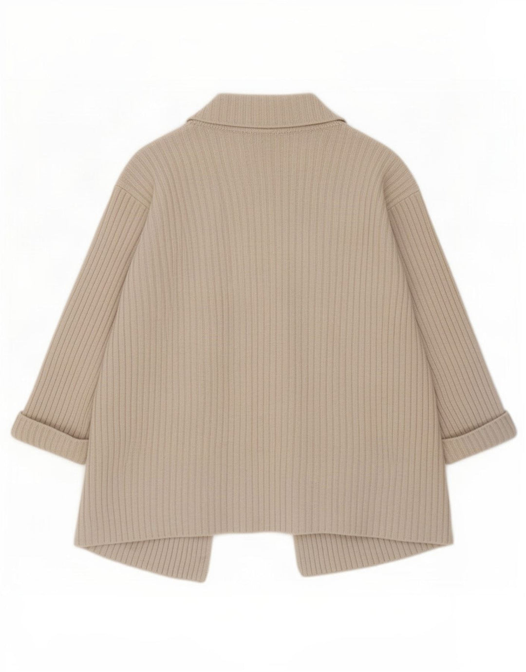 Marks & Spencer Dame Cardigan Sweater UK 10 Small Beige Uld