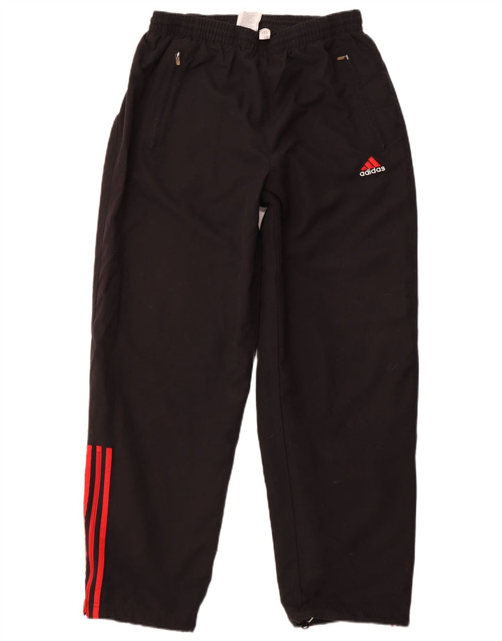 ADIDAS Træningsdragt til mænd Joggers UK 42/44 Large Black Polyester